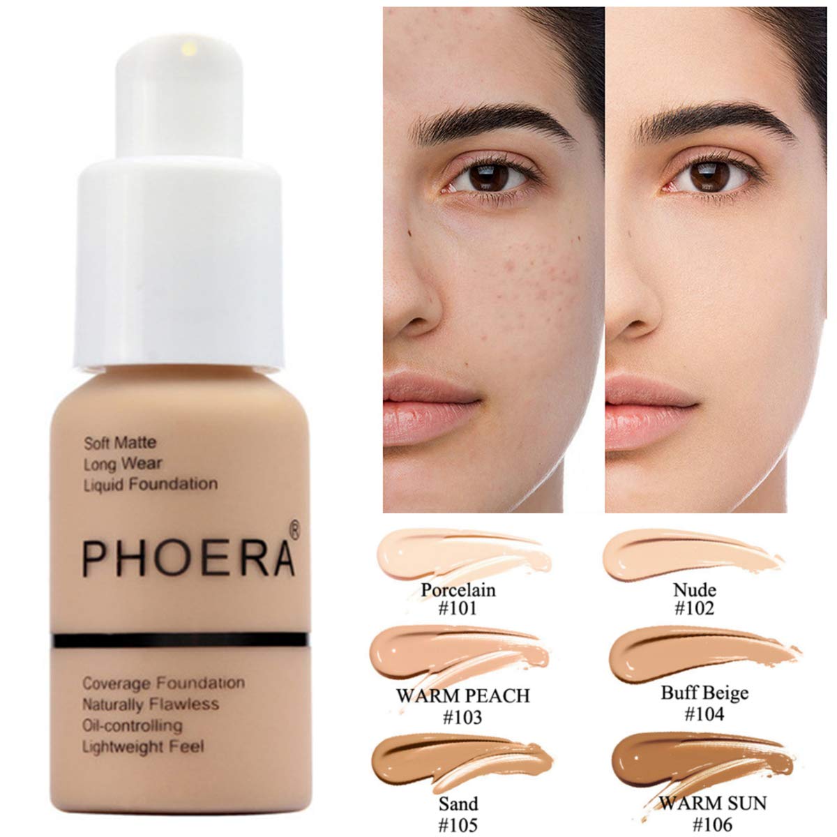 Explosive Press Type Oil Control Natural Color Matte Concealer Foundation Cream - Zentrova Explosive Press Type Oil Control Natural Color Matte Concealer Foundation Cream - Zentrova